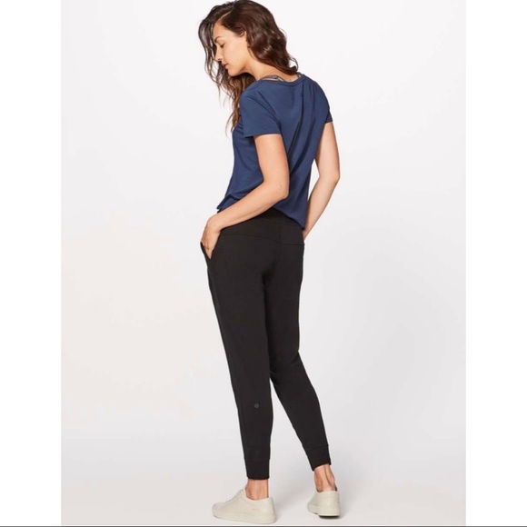Lululemon Warm Down Black Jogger Pant  *28" - Picture 2 of 13